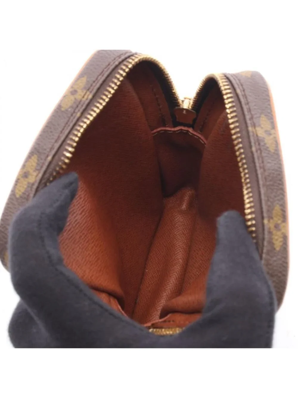 Louis Vuitton Viton Shoulder Bag Mini Danube Monogram Canvas Leather
